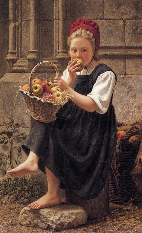 La ragazza delle mele